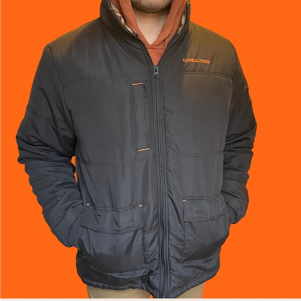 RealTree black big and orange jacket